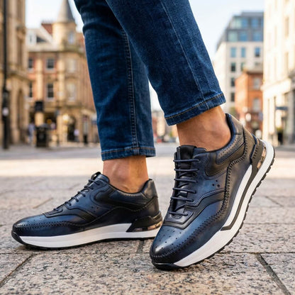 Ottavio | Sneaker Color Block in Pelle