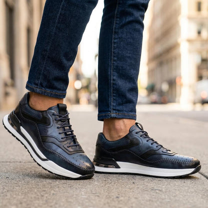Ottavio | Sneaker Color Block in Pelle