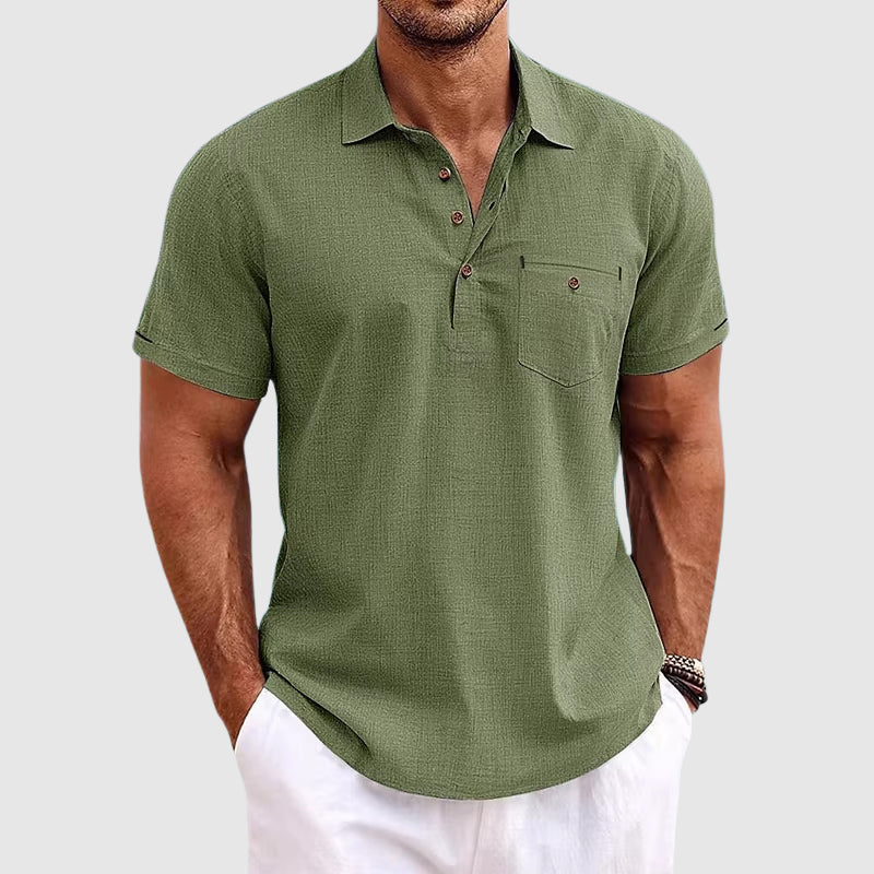 Ippolito | Polo Relaxed in Lino